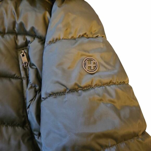 Halifax Traders Women's Snow Puffer Coat with Front Pockets Green Size Medium - Picture 3 of 6